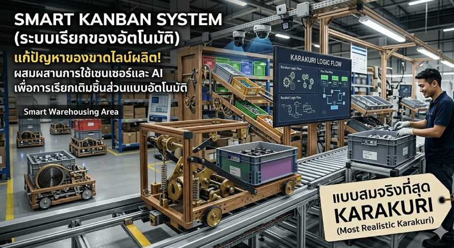 5. ระบบ Smart Kanban System (ระบบเรียกของอัตโนมัติ)